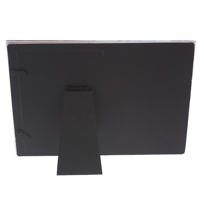 Фоторамка стекло 10х15 см "Букет в фиолетовых тонах" 17х21,7 см