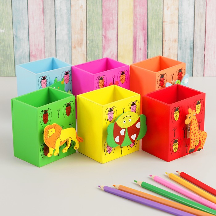 Карандашница "Мир вокруг", МИКС