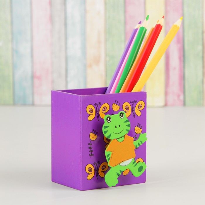 Карандашница "Зверята" МИКС