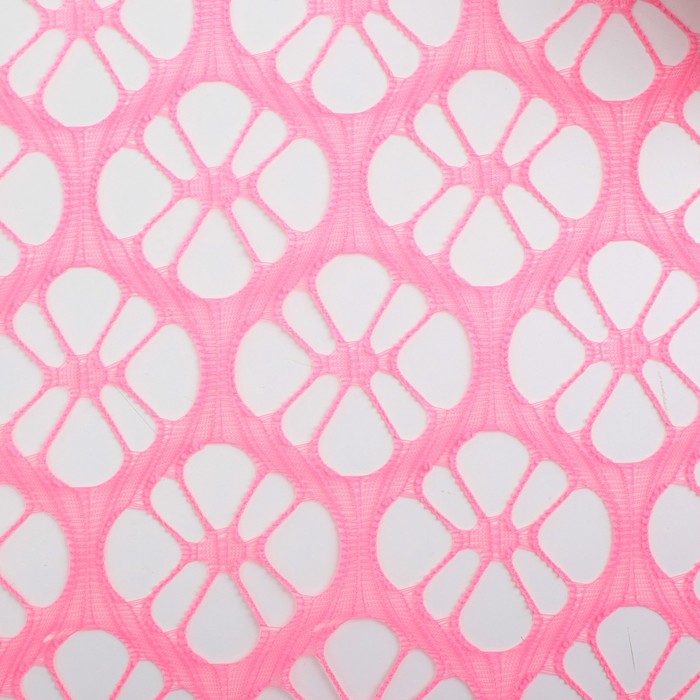 Сетка для цветов "Крошет фигурный", розовый, 0,48 х 4,5 м