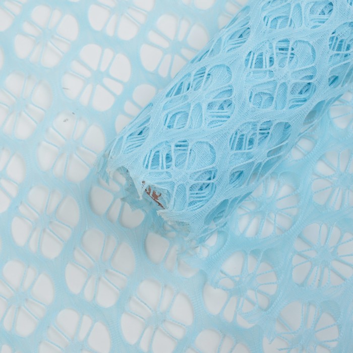 Сетка для цветов "Крошет фигурный", голубой, 0,48 х 4,5 м