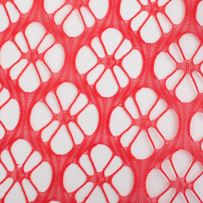 Сетка для цветов "Крошет фигурный", красный, 0,48 х 4,5 м