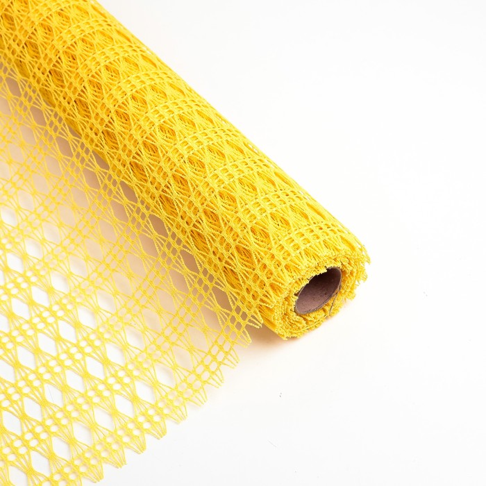 Сетка для цветов "Крошет ажурный", жёлтый, 0,48 х 4,5 м