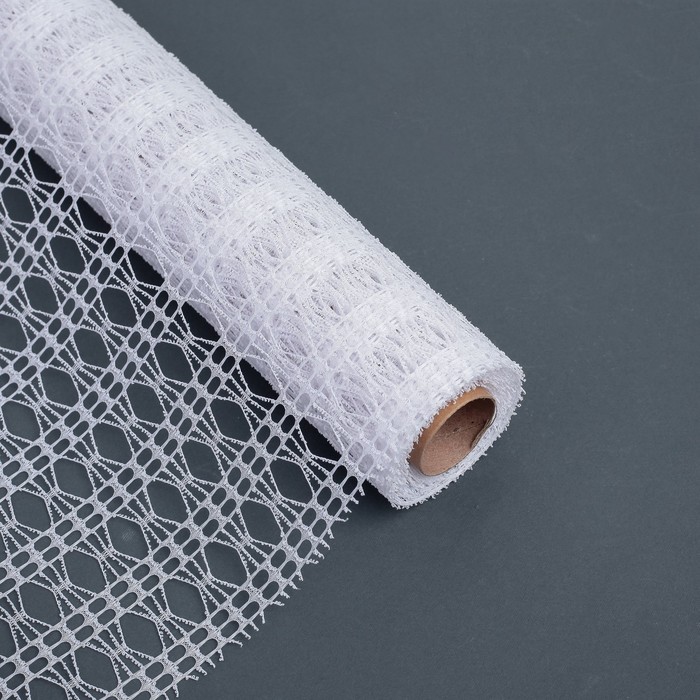 Сетка для цветов "Крошет ажурный", белый, 0,48 х 4,5 м