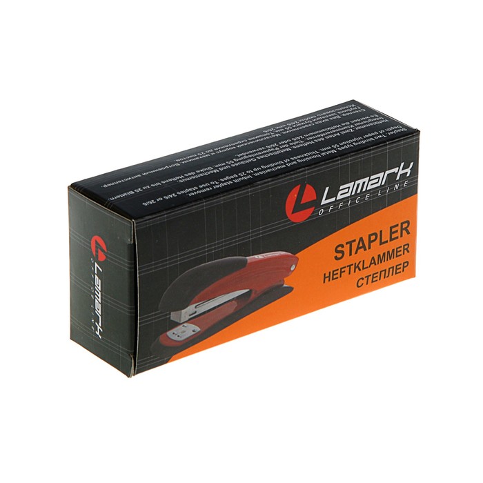 Степлер №24-26/6 до 20 листов Lamark Ulrich, серый