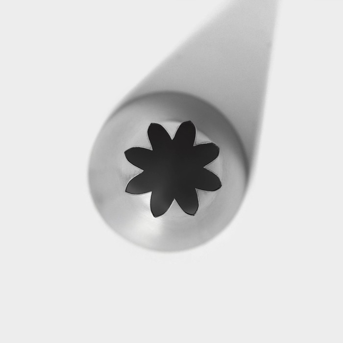Насадка кондитерская «Закрытая звезда», d=3 см, вых. 0,8 см