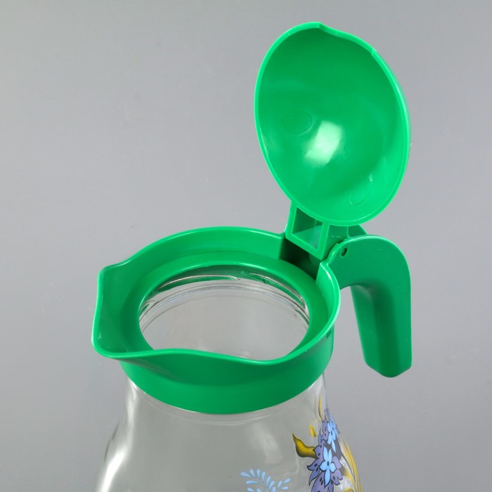 Кувшин 1,7 л "Шиповник", крышка МИКС