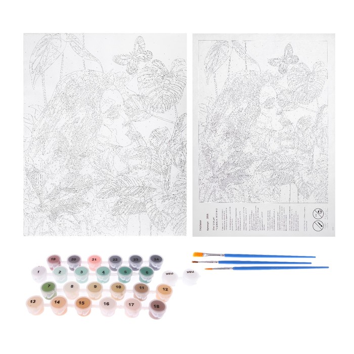 Рисование по номерам "Тропики"