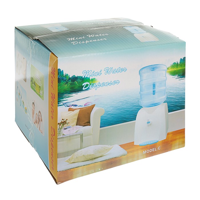 Раздатчик воды LESOTO 200 T-G, под бутыль 19 л, без нагрева и охлаждения, белый