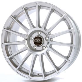 

Диск литой OZ Superturismo LM 7,5x17 5x108 ET40 d75 Matt Race Silver Black Lettering