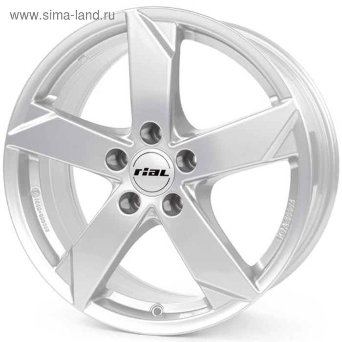 фото Диск литой rial kodiak 7,0x17 5x120 et41 d67,1 polar silver (kk70741o61-0)