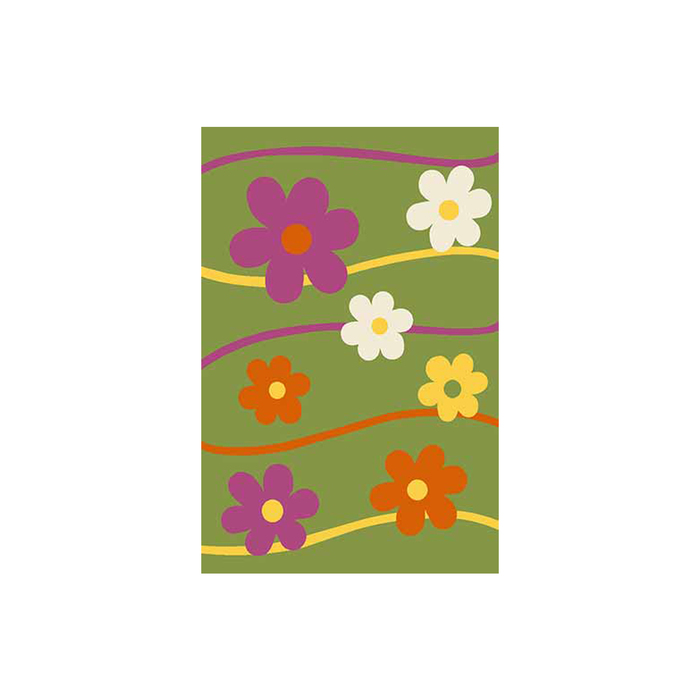 Ковер Fraise CRYSTAL 1021, 1*2 м, прямоугольный, GREEN