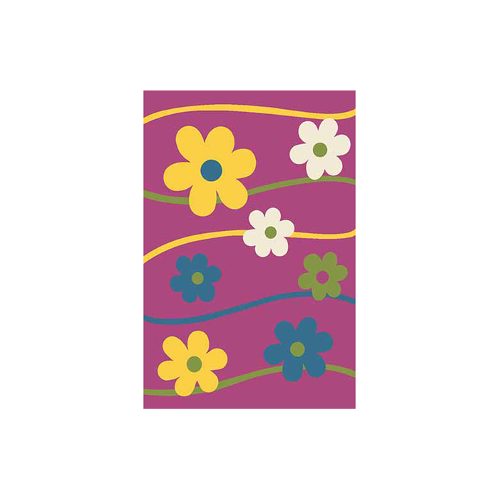 Ковер Fraise CRYSTAL 1021, 1*2 м, прямоугольный, PURPLE