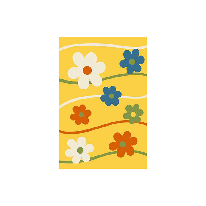 Ковер Fraise CRYSTAL 1021, 1*2 м, прямоугольный, YELLOW