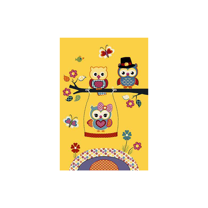 Ковер Fraise CRYSTAL 2740, 1,2*1,8 м, прямоугольный, YELLOW