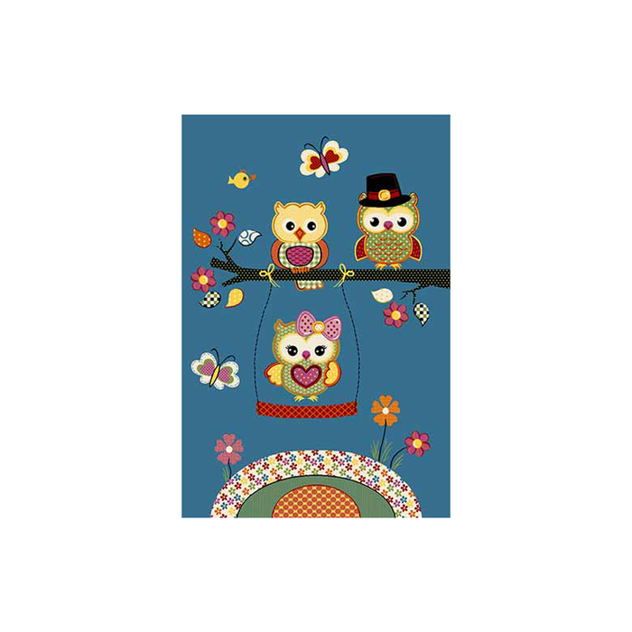 Ковер Fraise CRYSTAL 2740, 1,6*2,3 м, прямоугольный, BLUE