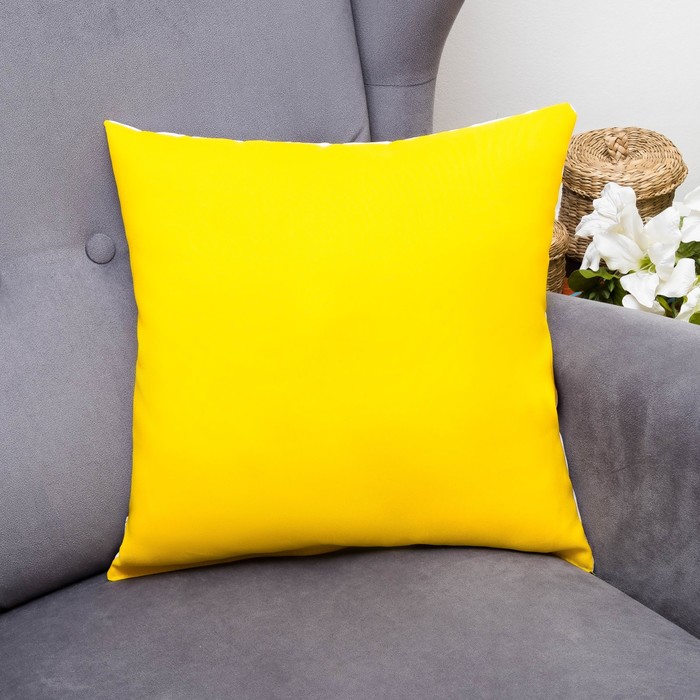 Подушка декоративная Легкие краски, 40х40см, габардин, синтетич. волокно, 160 гр/м