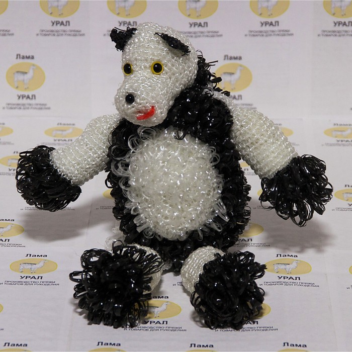 Набор для вязания игрушки "Волк Вольф" 30х28 см