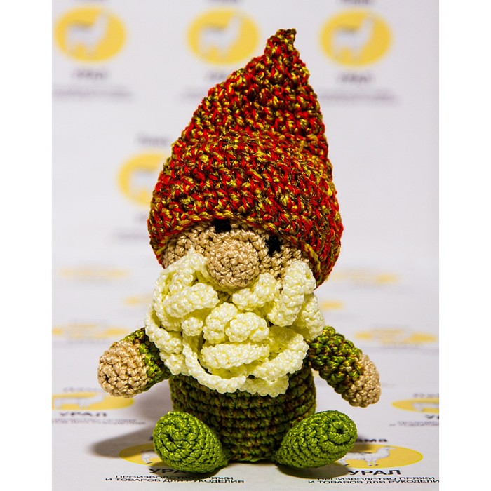 Набор для вязания игрушки "Гномик Лесовичок" 15х10 см