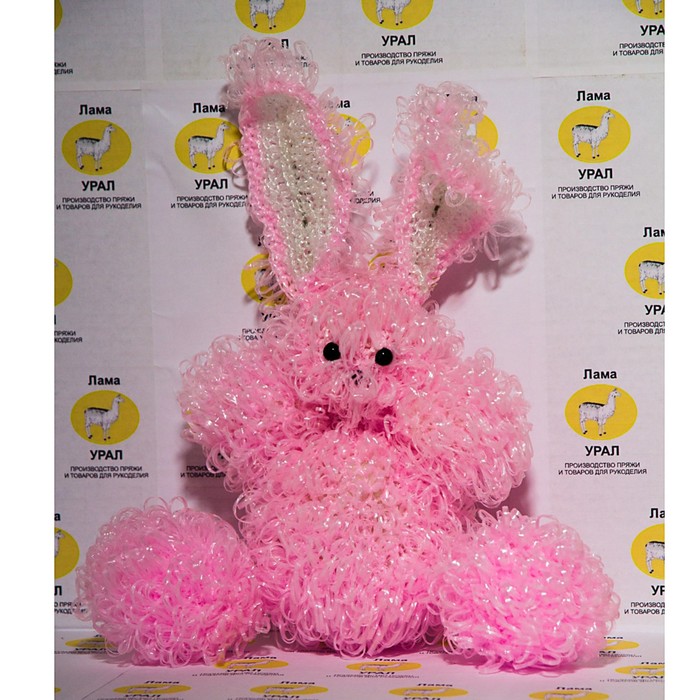 Набор для вязания игрушки "Зайка Лапуля" 25х20 см