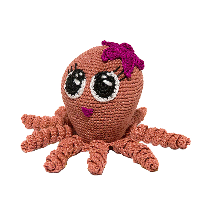 Набор для вязания игрушки "Осьминог Спрути" 16х8 см