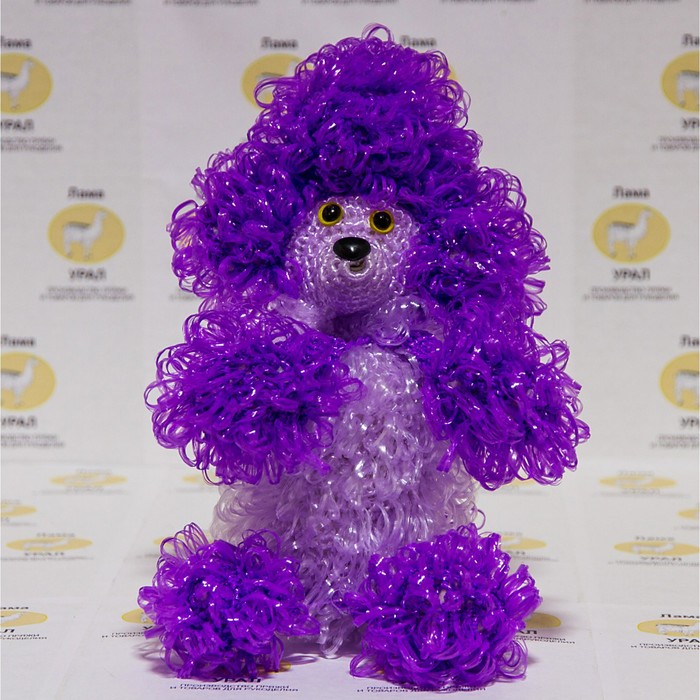 Набор для вязания игрушки "Пудель Артемка" 26х18 см