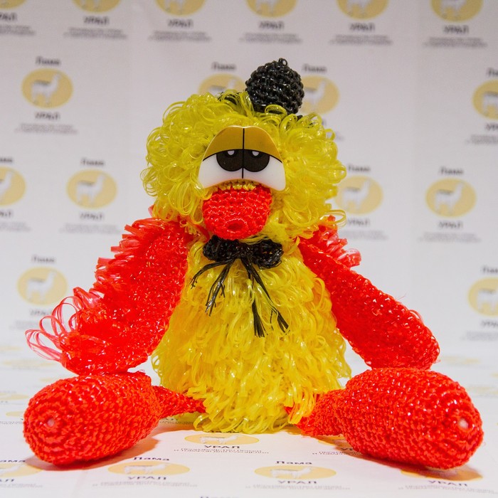 Набор для вязания игрушки "Утенок Крякуша" 30х20 см