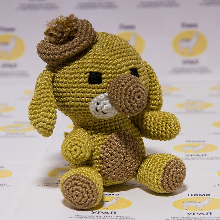 Набор для вязания игрушки "Щенок Малыш" 13х11 см