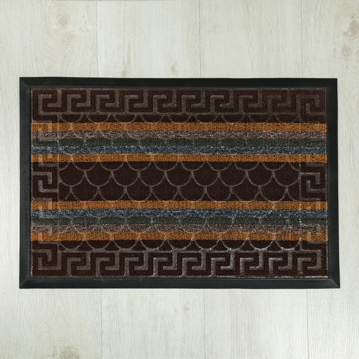 Коврик придверный, цвет шоколадный