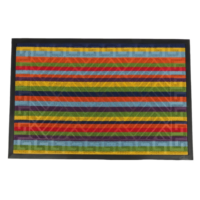 Коврик придверный, цвет радужный
