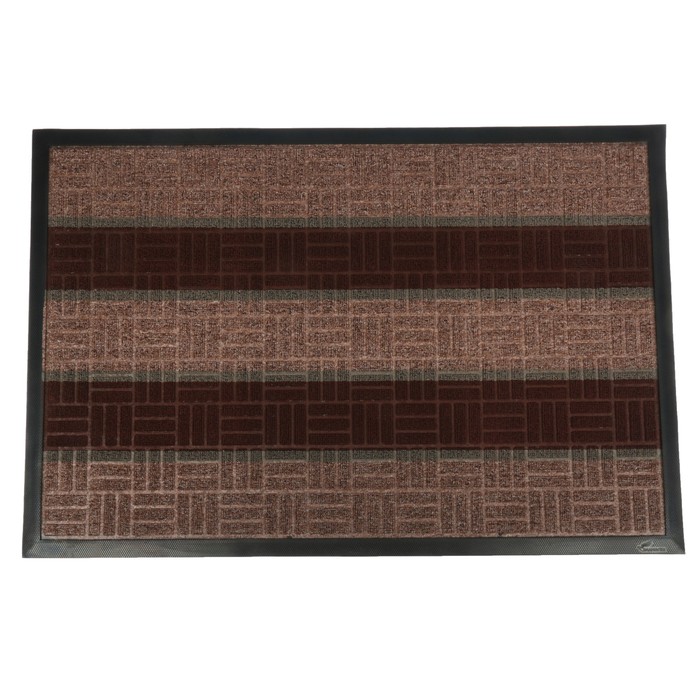 Коврик придверный, цвет кофе с молоком