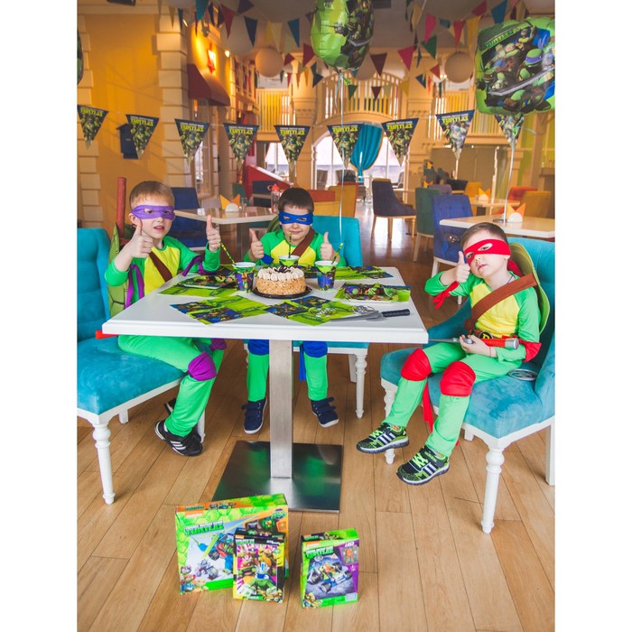 Карнавальный костюм "Ниндзя. Черепашка Рафаэль", текстиль, р-р 28-30, рост 92-110 см