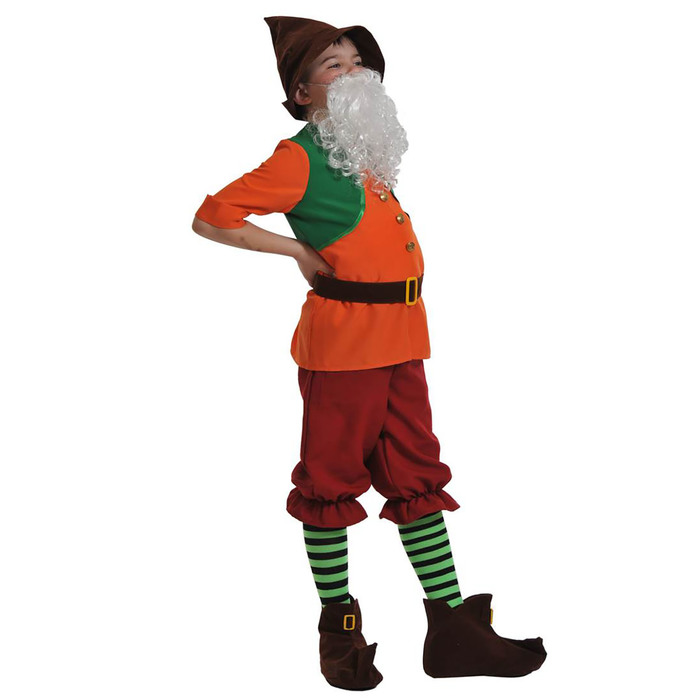 Карнавальный костюм "Гном-всезнайка", текстиль, р-р 32-34, рост 128-134 см