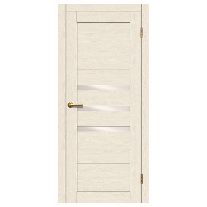Дверное полотно остекленное Х-3 белое дерево лайт 2000х700