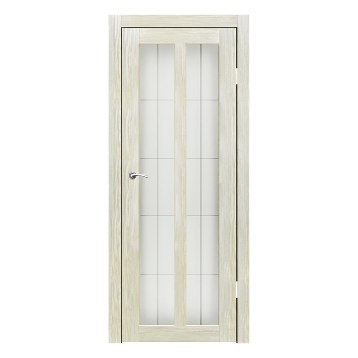 Дверное полотно остекленное Бордо Капучино пескоструй клетка 2000х900