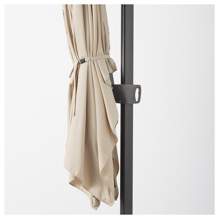 Зонт от солнца СЕГЛАРО, 330x240 см, подвесной, наклонный, бежевый