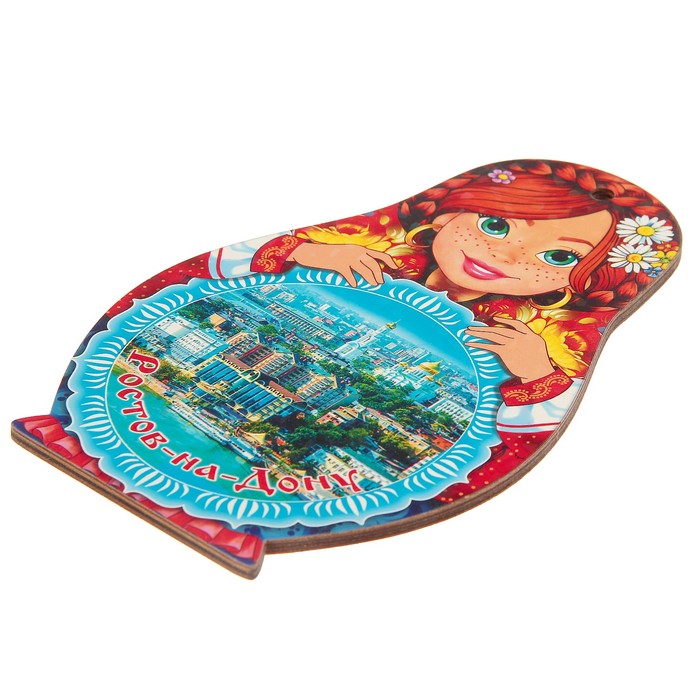 Доска сувенирная матрёшка "Ростов-на-Дону №1", 14,9х23см