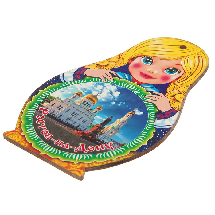 Доска сувенирная матрёшка "Ростов-на-Дону №2", 14,9х23см