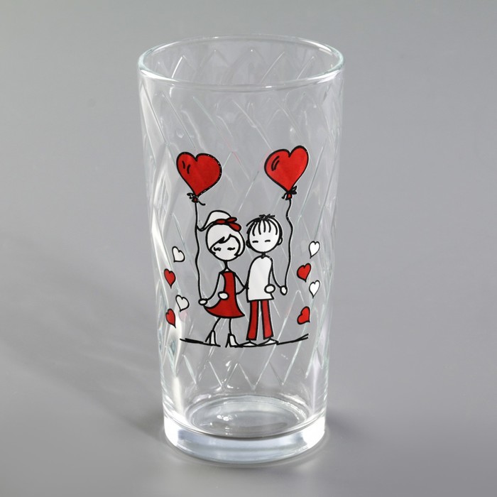Стакан 250 мл Love для коктейля, высокий, МИКС