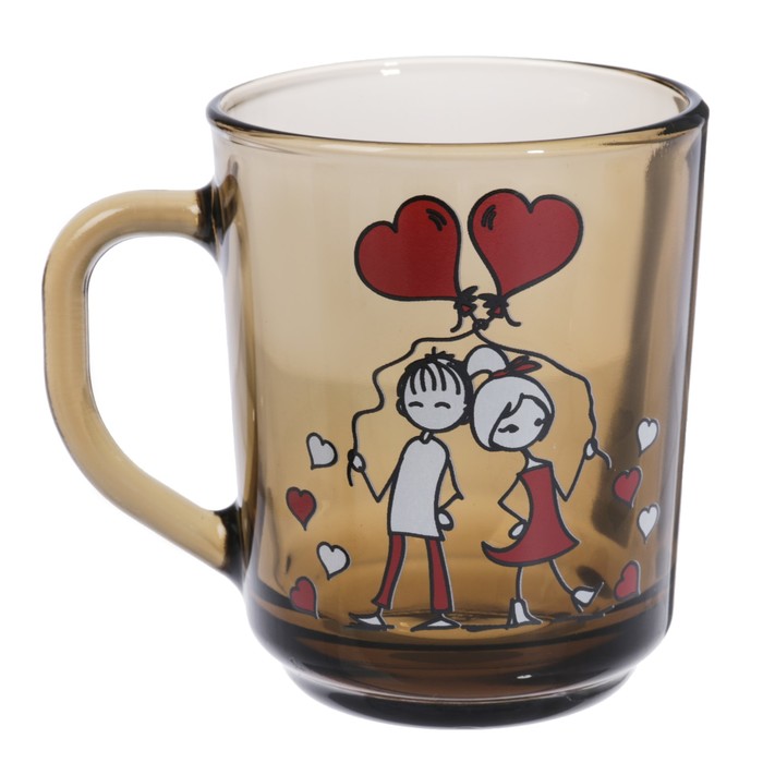 Кружка 250 мл Love, МИКС