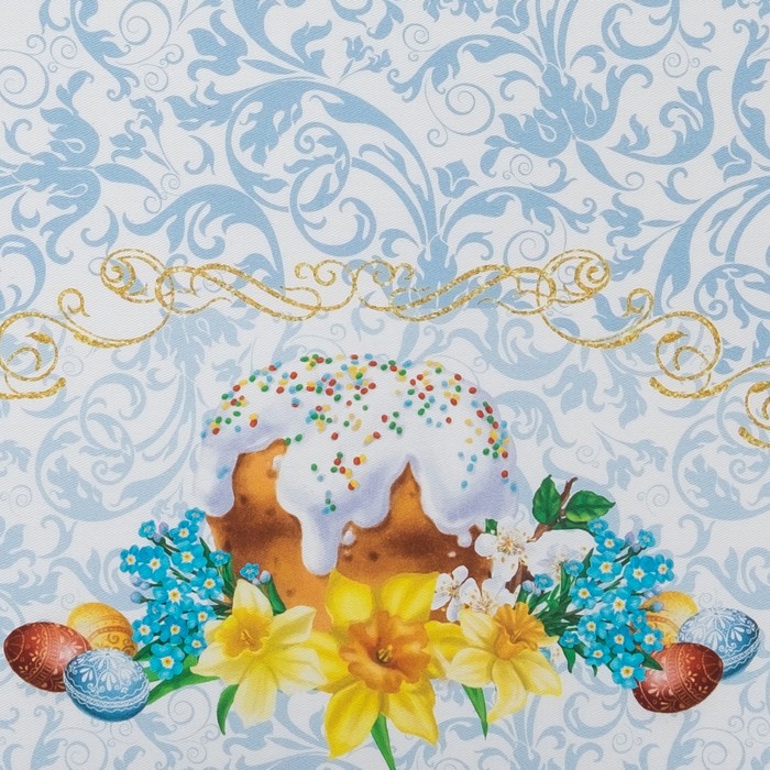 Дорожка "Этель" Нарциссы 40*145 см, 100% хлопок, саржа 190 г/м2