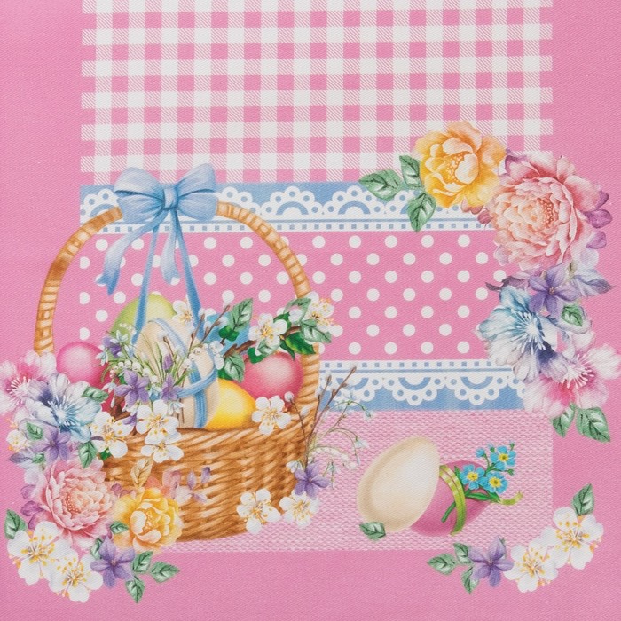 Дорожка "Этель" Пионы 30*68 см, 100% хлопок, саржа 190 г/м2