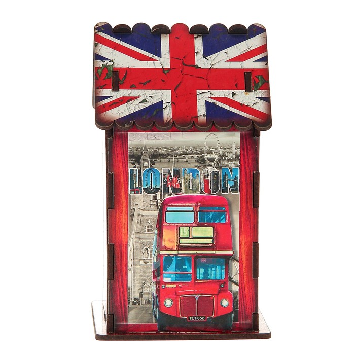 Чайный домик "Английский стиль" 9,8х17,4х9,8см