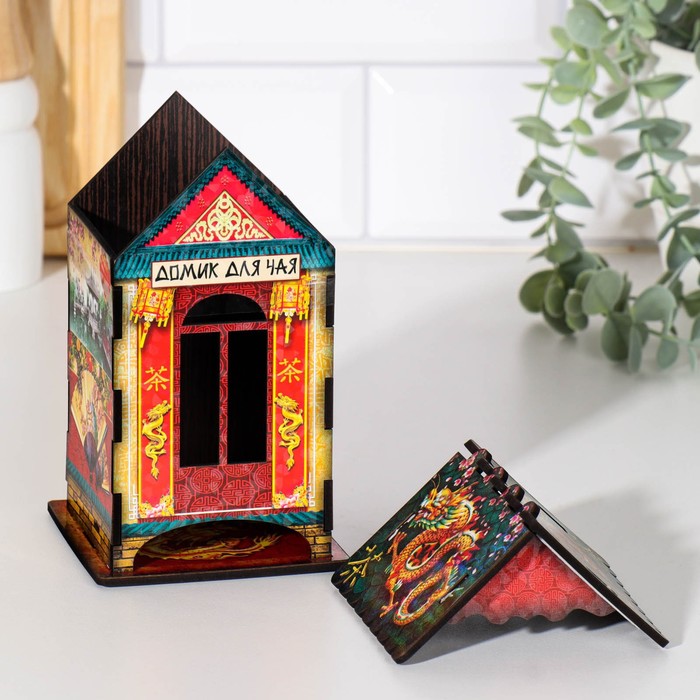 Чайный домик "Китайски стиль" 9,8х17,4х9,8см