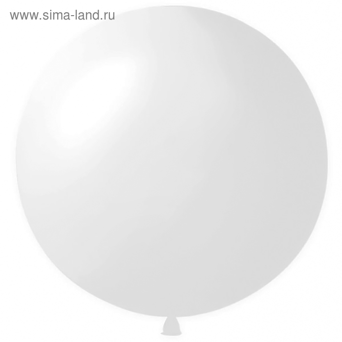 

Шар латексный 36", пастель, цвет белый