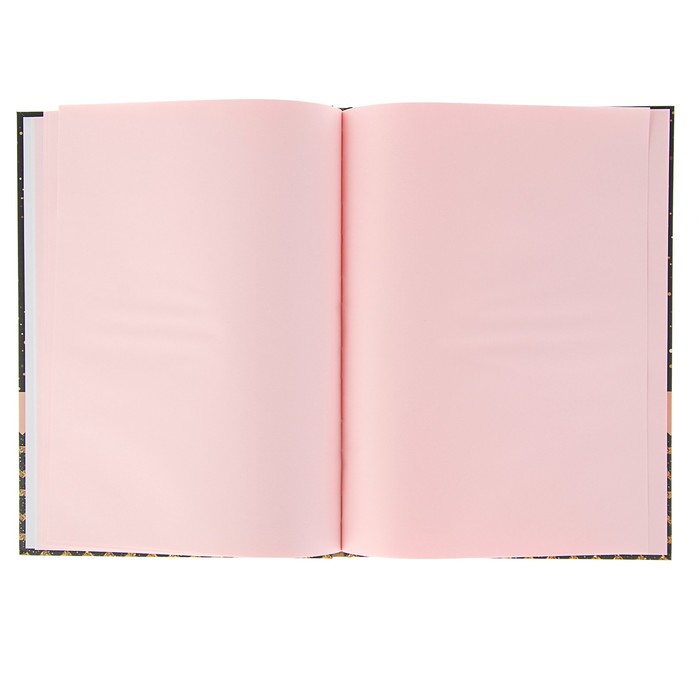 Бизнес-блокнот (скетчбук) А4, 80 листов Golden stars, твёрдая обложка, матовая ламинация, тонированный блок, микс