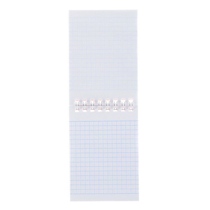 Блокнот А7, 40 листов на гребне "Рисунок с бабочкой", обложка мелованный картон, глиттер, микс