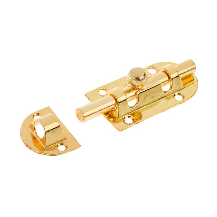 Шпингалет 2,5", цвет золото