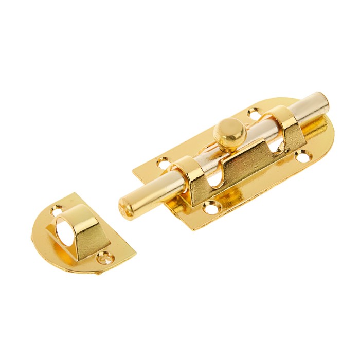 Шпингалет 3", цвет золото