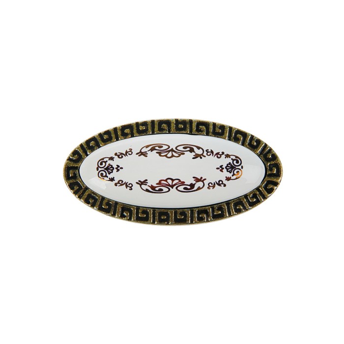 Ручка-кнопка ZY-10483-К, цвет античная бронза